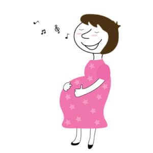 הקלטת שיר בהריון
