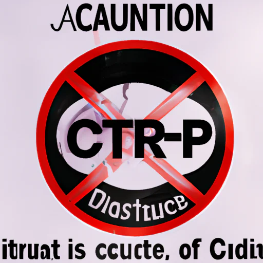 תמרור אזהרה, המייצג את ההשלכות האפשריות של הורדת תוכן המוגן בזכויות יוצרים